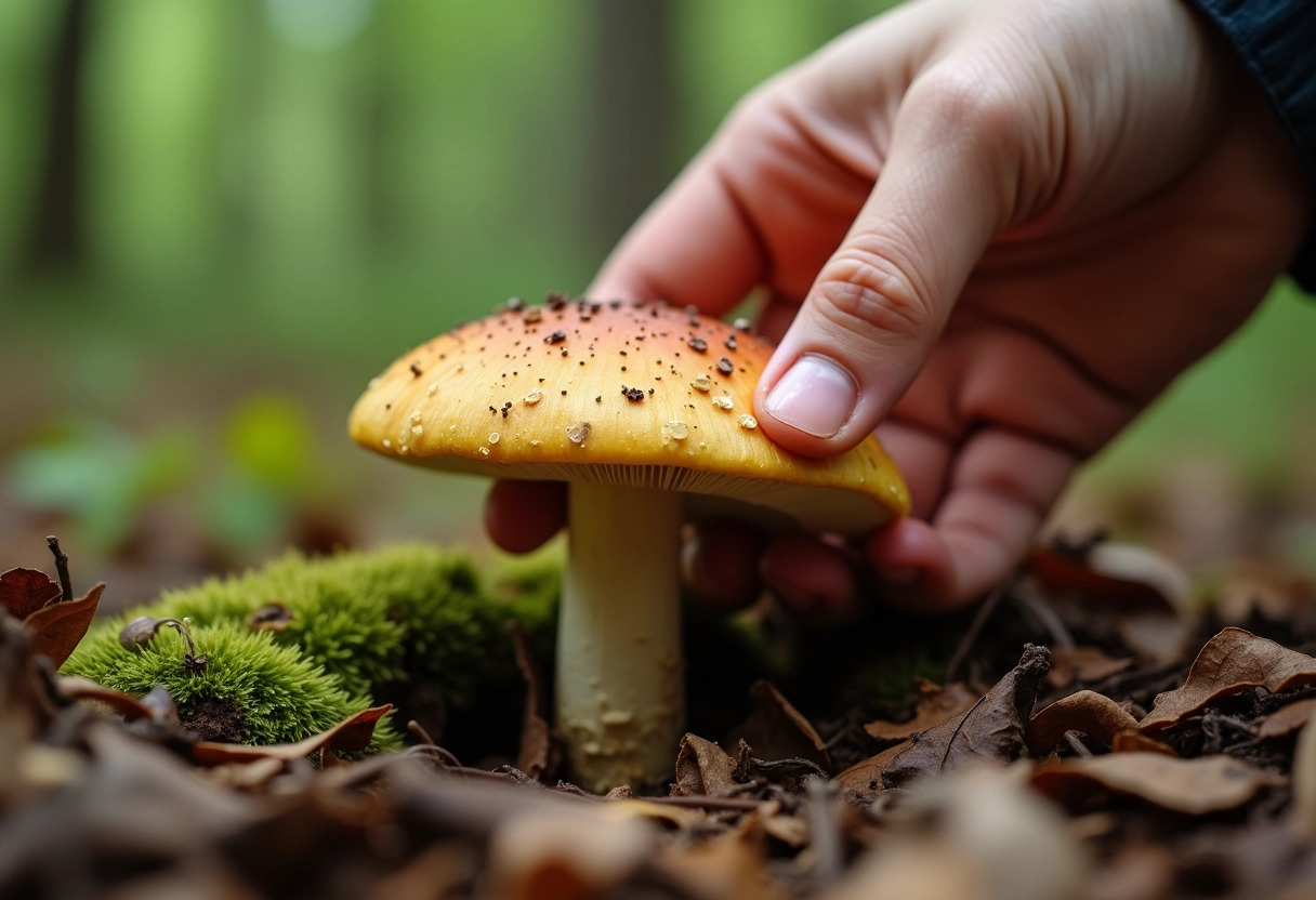 champignon  forêt