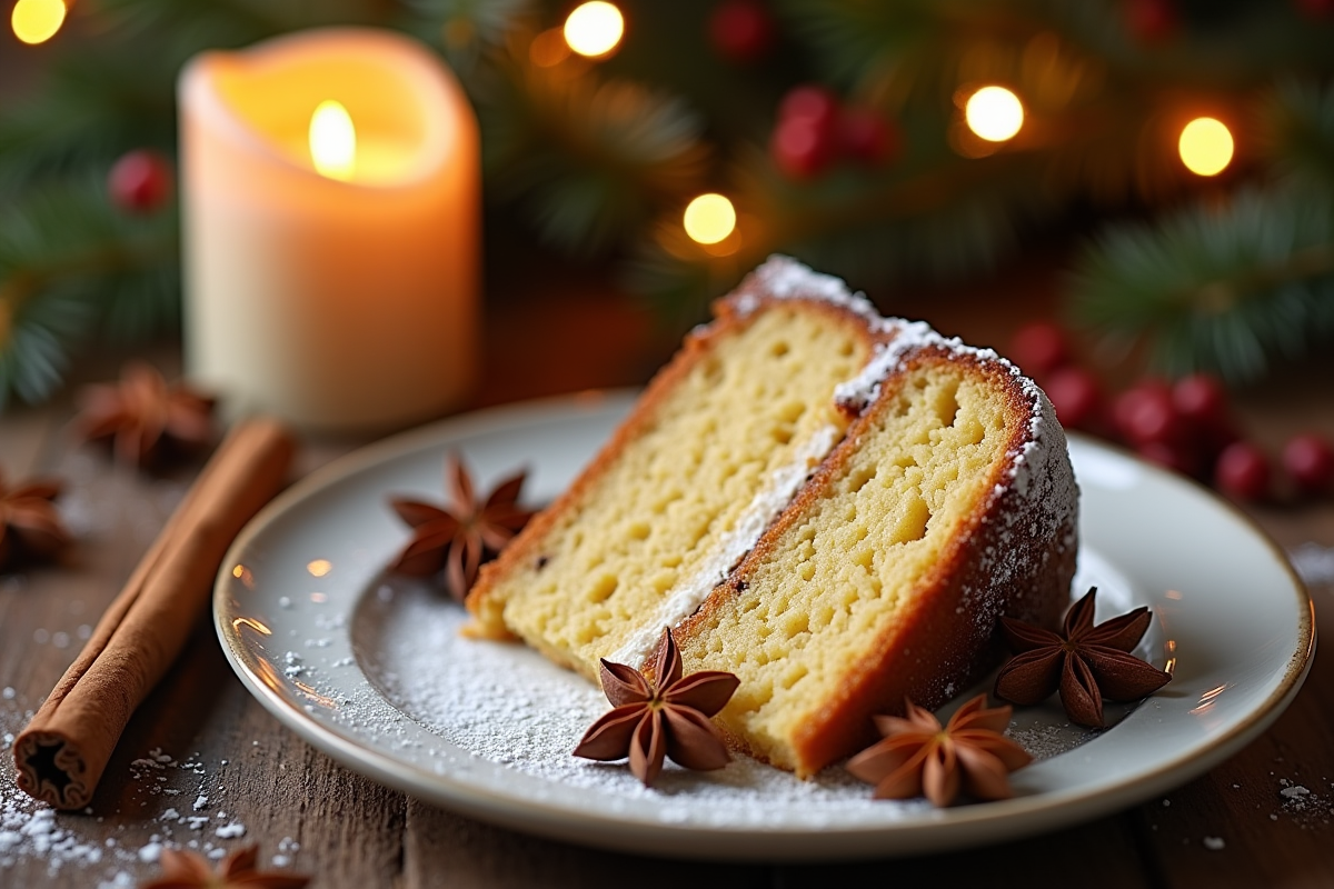 gâteau noël